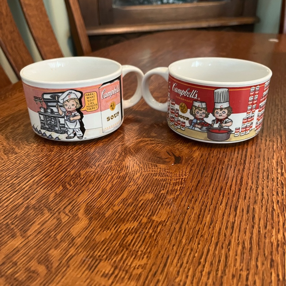 Vintage Campbell's Soup Mug Set Of Two